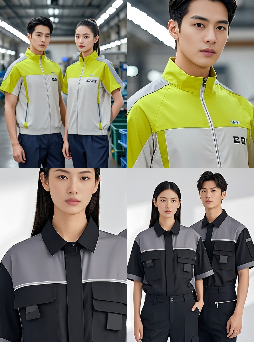 時尚款企業團隊工作服定制款，員工制服，商務夾克，T恤襯衫工作服