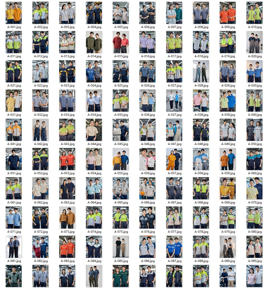 時尚款企業團隊工作服定制款，員工制服，商務夾克，T恤襯衫工作服