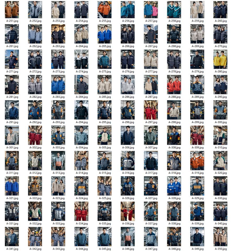 時尚款企業團隊工作服定制款，員工制服，商務夾克，T恤襯衫工作服