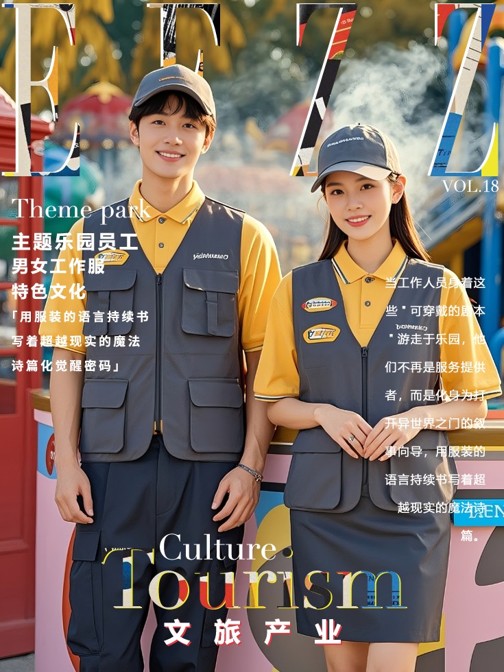 文旅產業工作服設計方案-主題樂園員工制服圖鑒