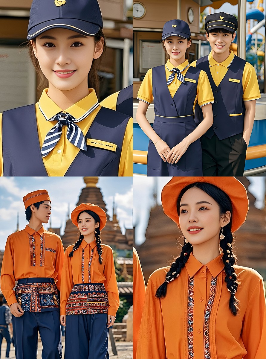 文旅產業工作服設計方案-主題樂園員工制服圖鑒