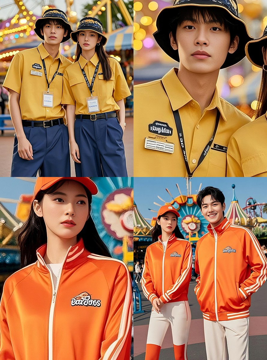 文旅產業工作服設計方案-主題樂園員工制服圖鑒