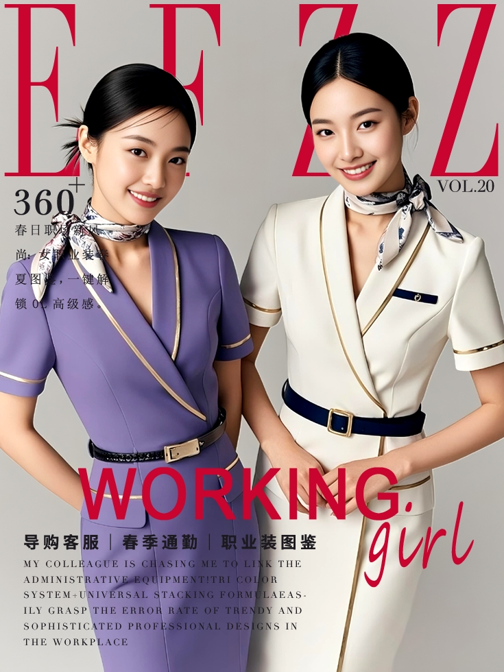 春日職場新風尚：360款女職業裝春夏圖鑒