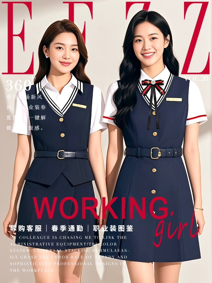 春日職場新風尚：360款女職業裝春夏圖鑒