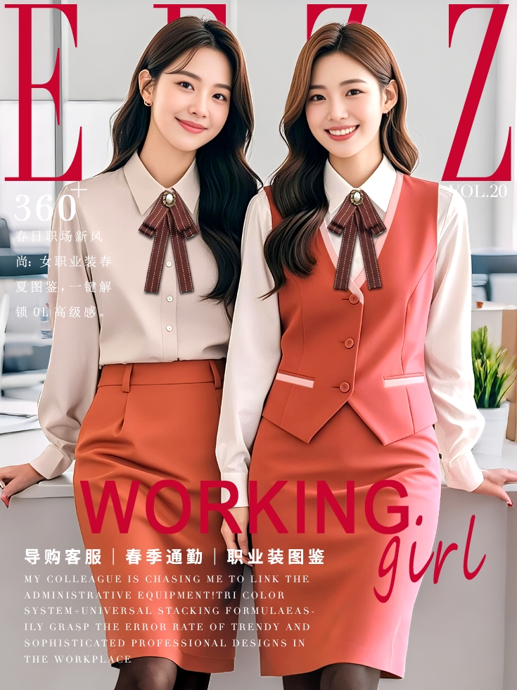 春日職場新風尚：360款女職業裝春夏圖鑒