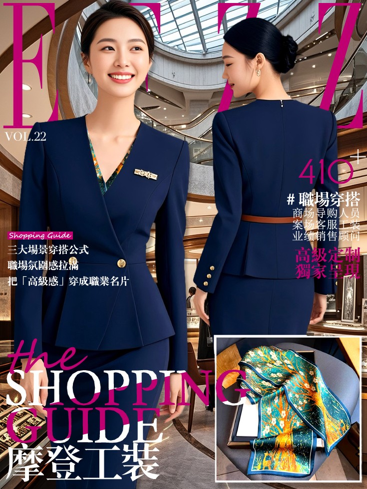 EFZZ時尚導購銷售職業套裝設計畫冊：職場穿搭全場景制服圖鑒