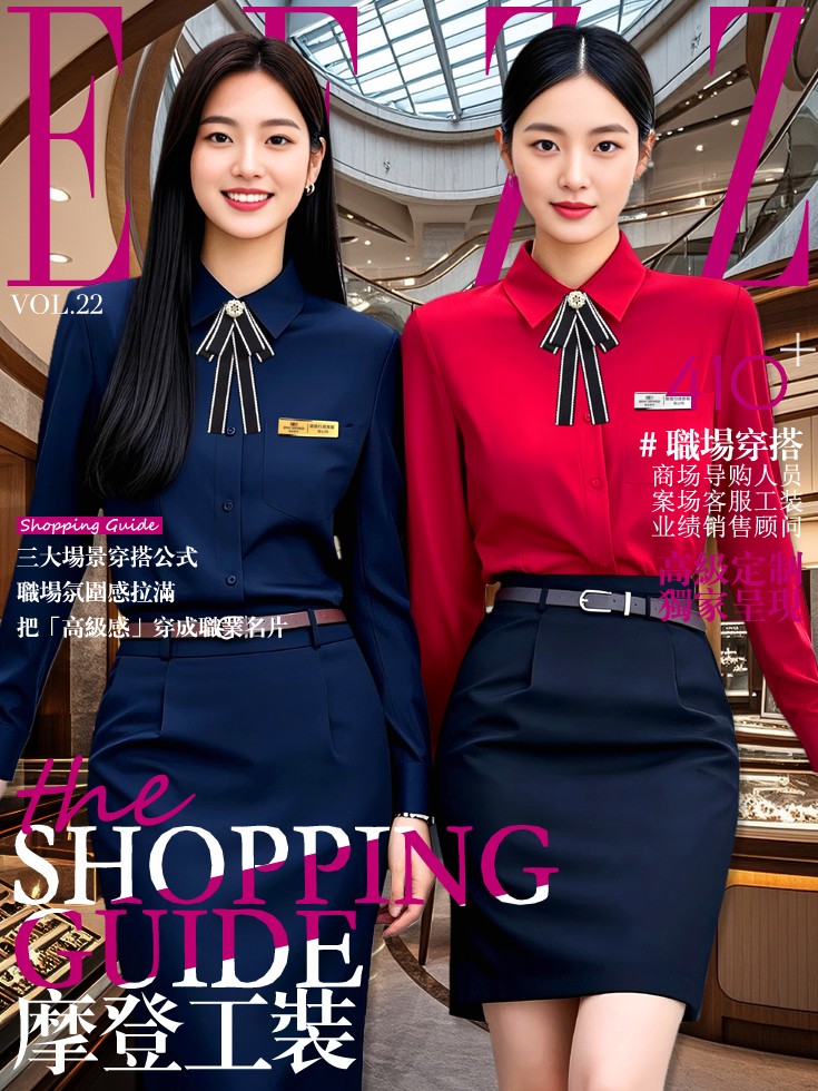 EFZZ時尚導購銷售職業套裝設計畫冊：職場穿搭全場景制服圖鑒