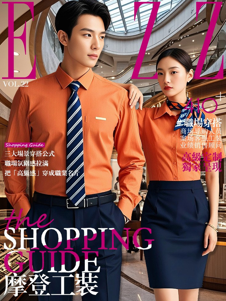EFZZ時尚導購銷售職業套裝設計畫冊：職場穿搭全場景制服圖鑒