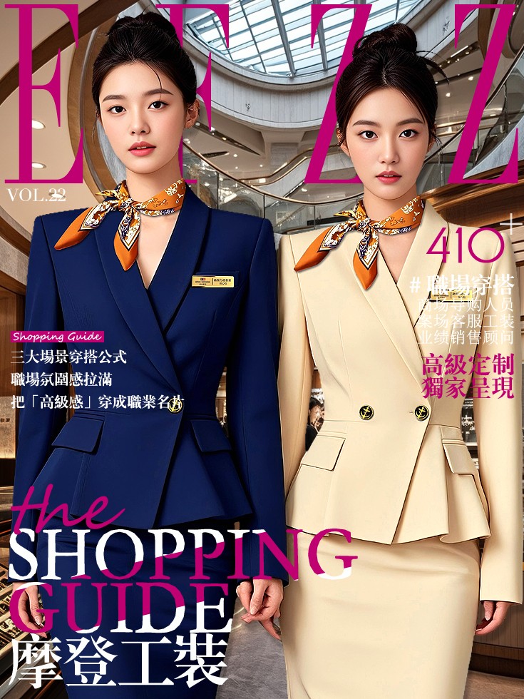EFZZ時尚導購銷售職業套裝設計畫冊：職場穿搭全場景制服圖鑒