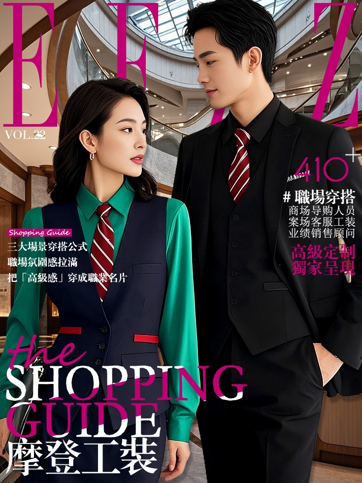 EFZZ時尚導購銷售職業套裝設計畫冊：職場穿搭全場景制服圖鑒