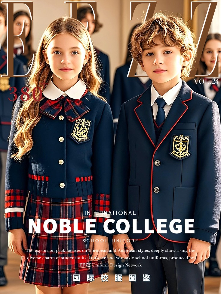 打造校園時尚標桿，國際學校校服定制款式圖資料片