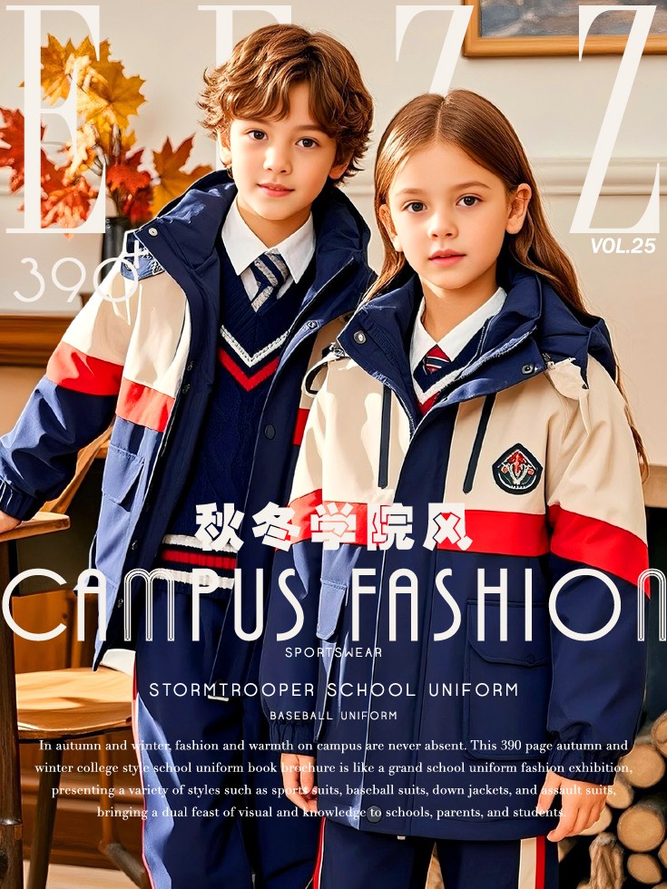秋冬學院風校服典藏畫冊，秋冬校服設計，秋冬校服定制