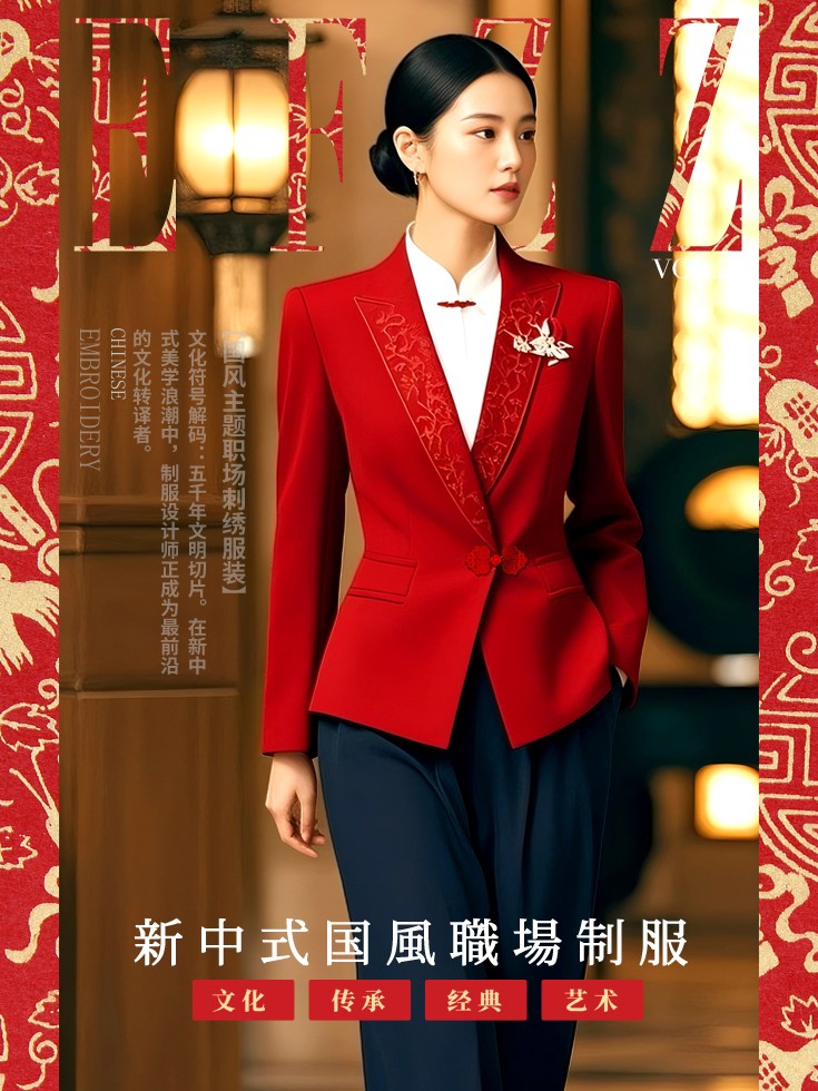 當傳統邂逅職場：新中式國風職場工作服圖鑒