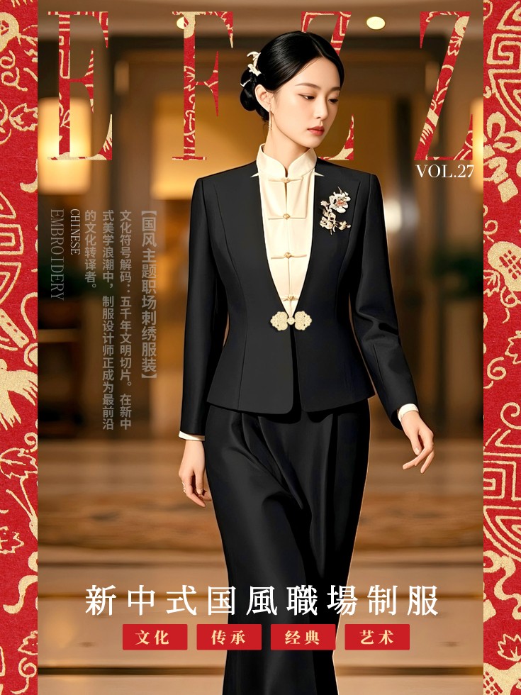 當傳統邂逅職場：新中式國風職場工作服圖鑒