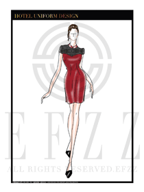 星級酒店中餐廳女領(lǐng)班制服設(shè)計圖133