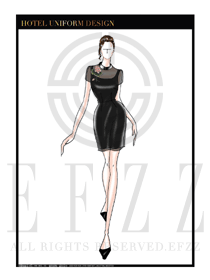 酒店餐廳領班制服設計圖136