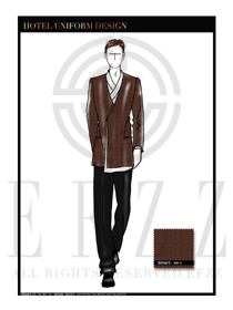 大師手繪中餐廳領班制服設計圖161