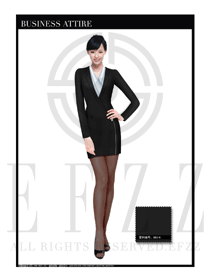 女時尚OL職業裝設計圖1091