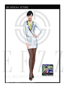 女時尚OL職業裝設計圖1122