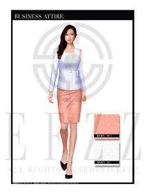 女時尚OL職業裝設計圖1134