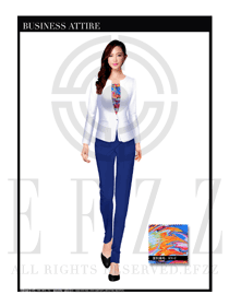 女時尚OL職業裝設計圖1135