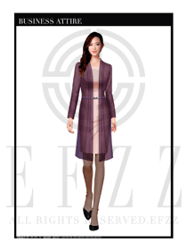 女時尚OL職業(yè)裝設(shè)計圖1144