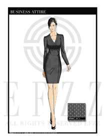 女時尚OL職業裝設計圖1168