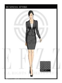 女時尚OL職業裝設計圖1169
