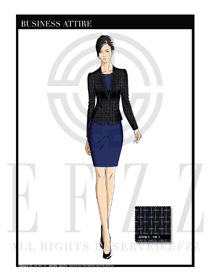 女時尚OL職業裝設計圖1186