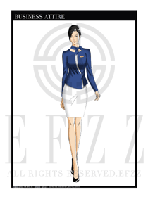 女時尚OL職業裝設計圖1209