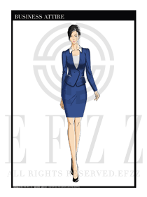 女時尚OL職業裝設計圖1210