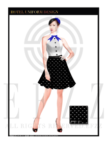 夜總會DJ包房公主服設計圖711