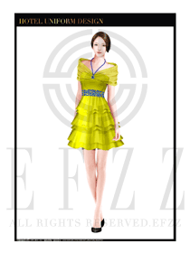 夜場ktv包房公主服設計圖716