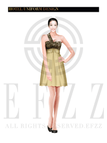 夜場ktv包房公主服設計圖719