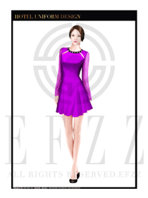 夜總會DJ包房公主服設計圖732