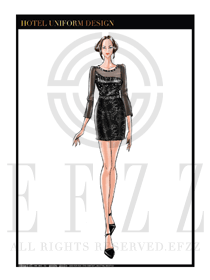 夜場(chǎng)DJ公主服裝設(shè)計(jì)圖767