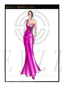 夜總會DJ包房公主服設計圖790