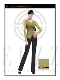 養生休閑會所服務生制服設計圖564