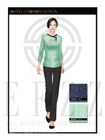 足療會所服務生制服設計圖573