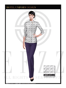 美容SPA會所服務生制服設計圖574