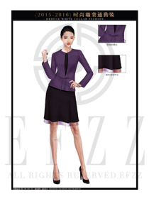 女秋冬職業裝設計圖1259
