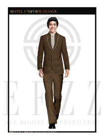 時尚男款酒店經理制服款式圖438