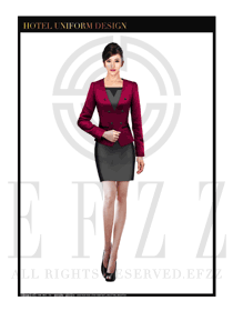 酒店大堂服務(wù)員制服設(shè)計740