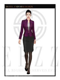 酒店大堂服務(wù)員制服設(shè)計(jì)744