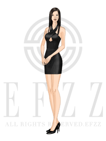 夜總會ktv包房公主制服設計圖537