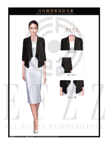 OL時尚女職業裝夏裝制服設計圖613