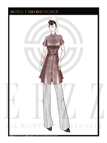 水療SPA會(huì)所咨客迎賓服裝款式圖421