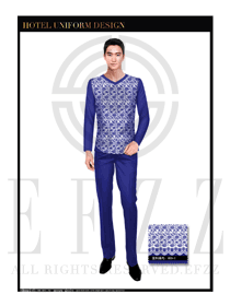 青花瓷男款美容技師款式設(shè)計(jì)圖1333