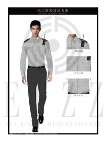 原創高端星級酒店門童制服設計圖1239
