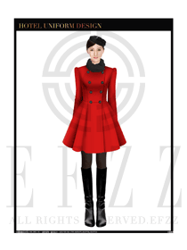 女職業裝OL大衣設計圖161